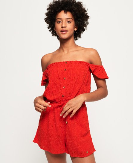 Superdry Lilah Schiffli playsuit Lilah Schiffli playsuit