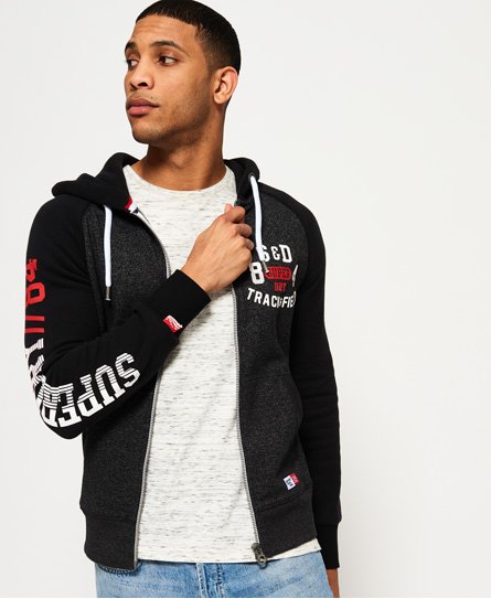 Superdry Trackster Baseball Zip Hoodie Trackster Baseball Zip Hoodie