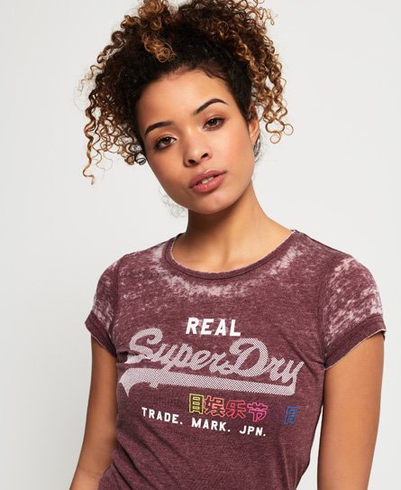 Superdry Vintage Logo Burnout T-Shirt Vintage Logo Burnout T-Shirt