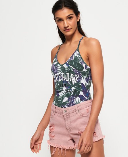 Superdry Strappy All Over Print Bodysuit Strappy All Over Print Bodysuit77805