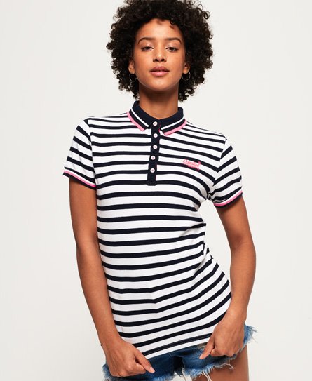 Superdry Pacific Stripe-poloskjorte Pacific Stripe-poloskjorte