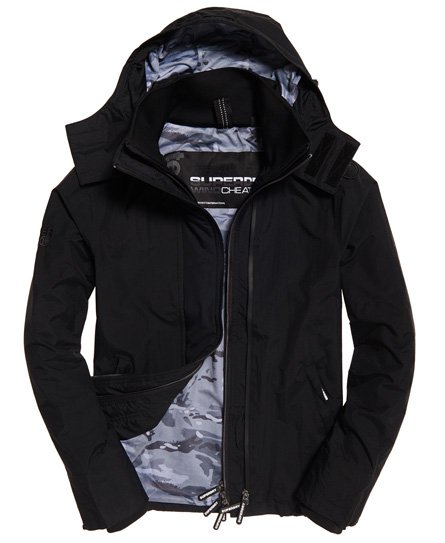 Superdry Print Pop Zip SD-Windcheater-jakke med hette Print Pop Zip SD-Windcheater-jakke med hette