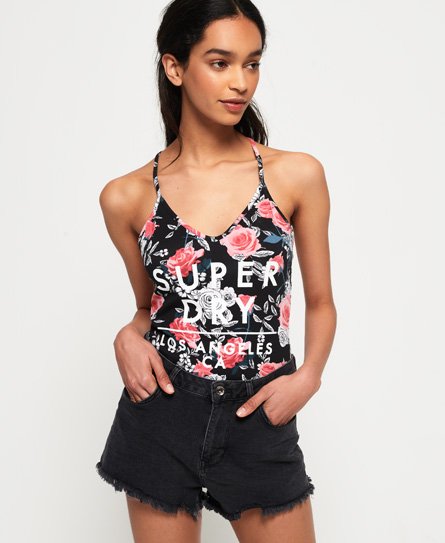 Superdry Strappy All Over Print-body Strappy All Over Print-body