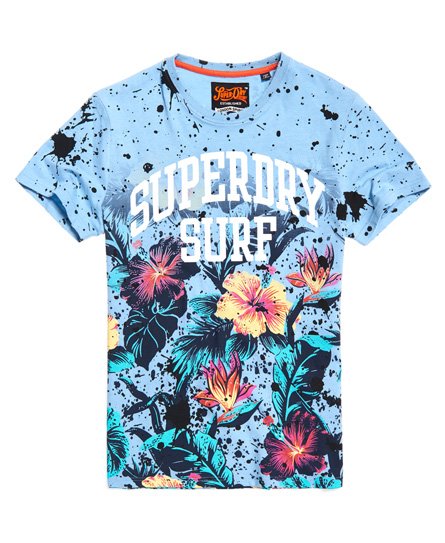 Superdry Echo Beach All Over Print-T-skjorte Echo Beach All Over Print-T-skjorte