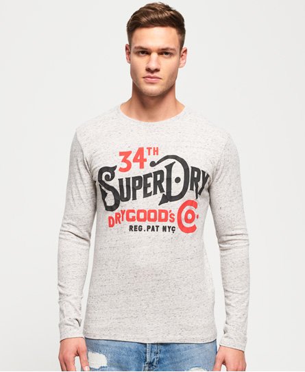 Superdry NYC Goods Co Long Sleeve T-Shirt NYC Goods Co Long Sleeve T-Shirt