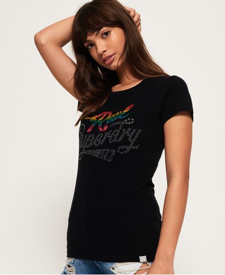 Superdry Rock Rhinestone T-Shirt Rock Rhinestone T-Shirt77791