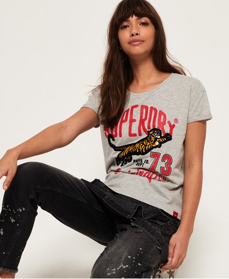 Superdry Tiger Days Boyfriend T-Shirt Tiger Days Boyfriend T-Shirt