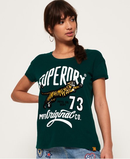 Superdry Tiger Days Boyfriend T-Shirt Tiger Days Boyfriend T-Shirt