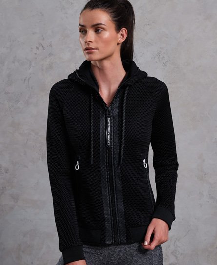 Superdry Zapinana na zamek bluza dresowa Mesh Zapinana na zamek bluza dresowa Mesh74359