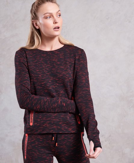 Superdry Bluza z okrągłym dekoltem Gym Tech Luxe Bluza z okrągłym dekoltem Gym Tech Luxe77804