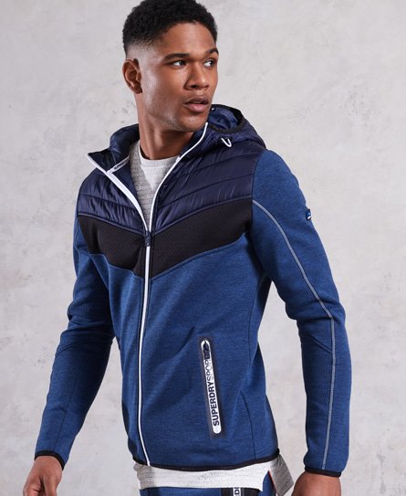 Superdry Gym Tech Chevron Hybrid Jacket Gym Tech Chevron Hybrid Jacket