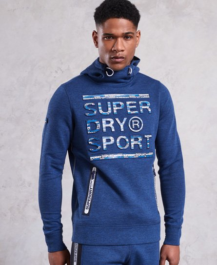 Superdry Gym Tech Court Overhead Hoodie Gym Tech Court Overhead Hoodie