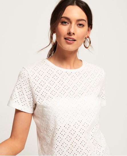 Superdry Jessie Schiffli T-Shirt Jessie Schiffli T-Shirt77585