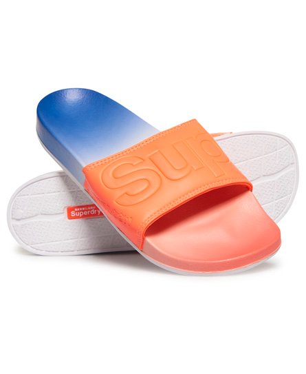 Superdry Plażowe klapki z efektem wyblakłej farby Plażowe klapki z efektem wyblakłej farby77276