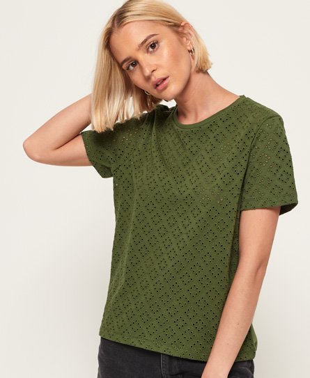 Superdry Jessie Schiffli T-Shirt Jessie Schiffli T-Shirt