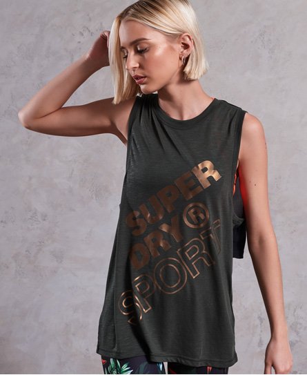 Superdry Sport Boyfriend Layer Tank Top Sport Boyfriend Layer Tank Top77124