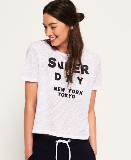Superdry Houston Burnout-T-skjorte Houston Burnout-T-skjorte