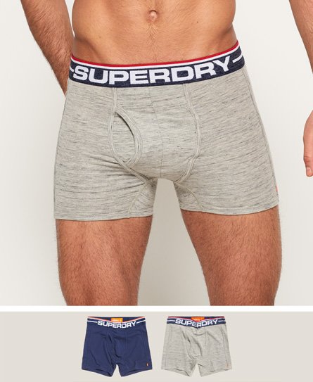 Superdry Tipped Sport Boxer Double Pack Tipped Sport Boxer Double Pack