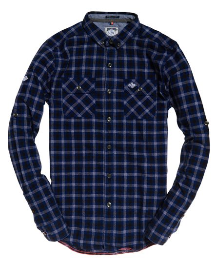 Superdry Grindlesawn Long Sleeve Shirt Grindlesawn Long Sleeve Shirt