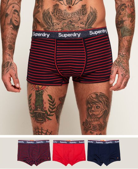 Superdry Orange Label Sport Trunks Triple Pack Orange Label Sport Trunks Triple Pack