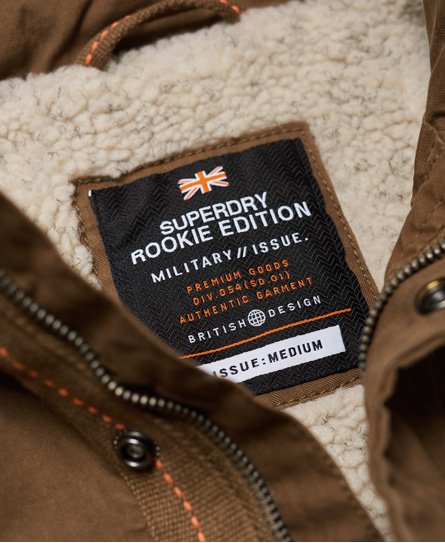 Superdry classic rookie 2025 military jacket rusty gold