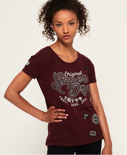 Superdry Faye Script Slim Boyfriend T-Shirt Faye Script Slim Boyfriend T-Shirt
