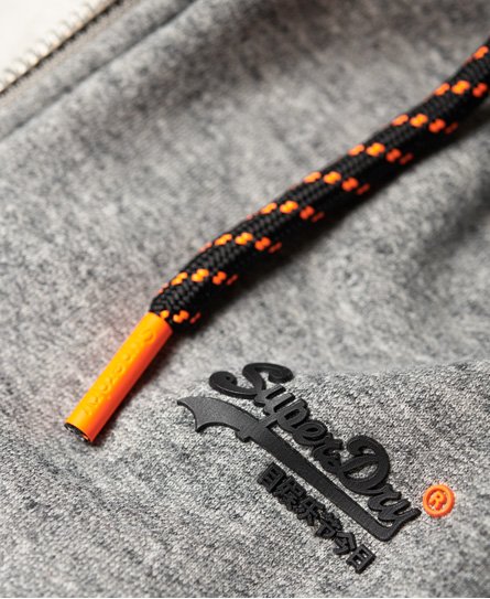 Superdry orange label store hyper pop zip hoodie