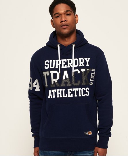 Superdry Metaliczna bluza z kapturem Super Track Metaliczna bluza z kapturem Super Track97259