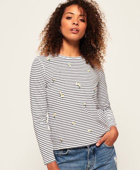 Superdry Fargo Embroidery Top Fargo Embroidery Top