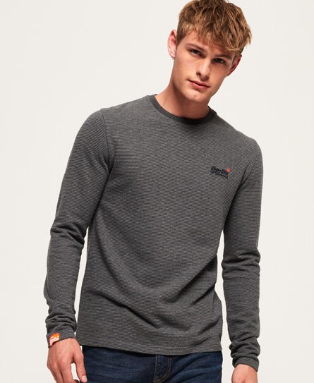Superdry Orange Label Textured Long Sleeved T-Shirt Orange Label Textured Long Sleeved T-Shirt82643
