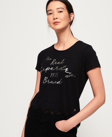 Superdry Somertrees Lace T-Shirt Somertrees Lace T-Shirt