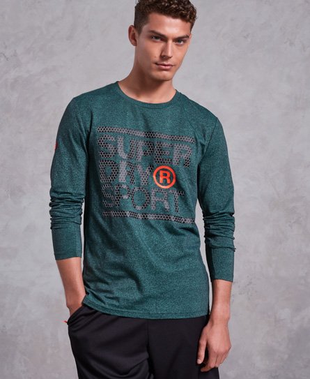 Superdry Core Langarm-T-Shirt mit Grafik Core Langarm-T-Shirt mit Grafik94556