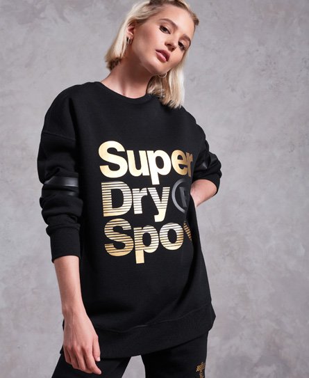 Superdry Πουλόβερ Gym Tech Gold Supercrew Πουλόβερ Gym Tech Gold Supercrew