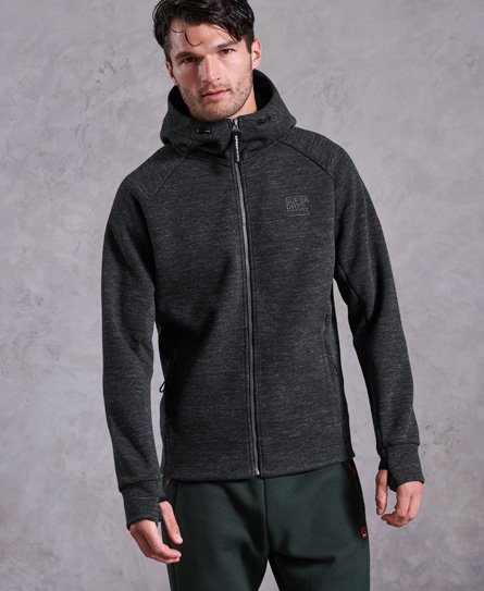Superdry Gym Tech Pique Zip Hoodie Gym Tech Pique Zip Hoodie