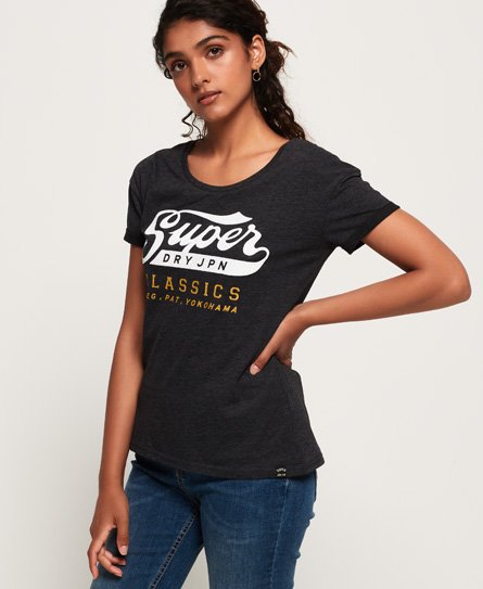 Superdry Classic Logo Broderie Slim Boyfriend T-Shirt Classic Logo Broderie Slim Boyfriend T-Shirt82326