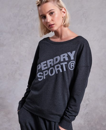 Superdry Active Graphic Crew Neck Top Active Graphic Crew Neck Top