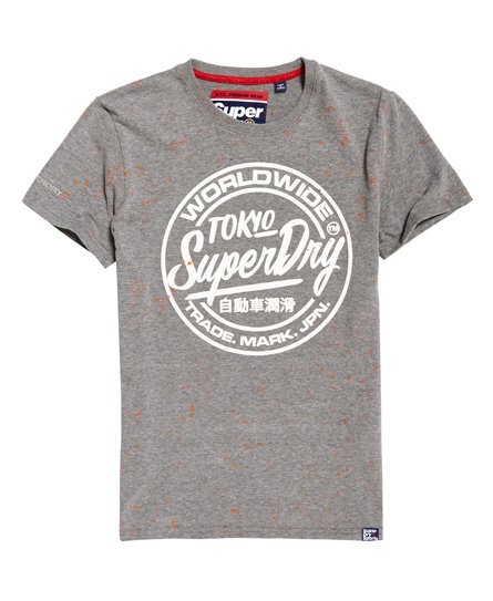 Superdry Worldwide Ticket Type Splatter T-Shirt Worldwide Ticket Type Splatter T-Shirt