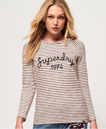 Superdry Blossom Raglan Applique Top Blossom Raglan Applique Top107457