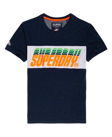 Superdry T-Shirt Triple Drop Pop Panel T-Shirt Triple Drop Pop Panel