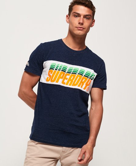Superdry Panelowy T-shirt Triple Drop Pop Panelowy T-shirt Triple Drop Pop107071