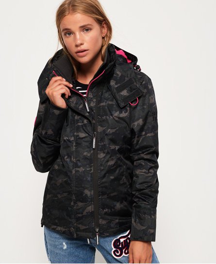 Superdry Arctic Pop Zip SD-Windcheater-jakke med hette Arctic Pop Zip SD-Windcheater-jakke med hette
