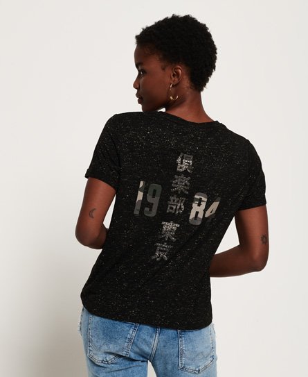 Superdry Keep It Rhinestone Boxy T skjorte Dame T skjorter Superdry Keep It Rhinestone Boxy T skjorte Dame T skjorter