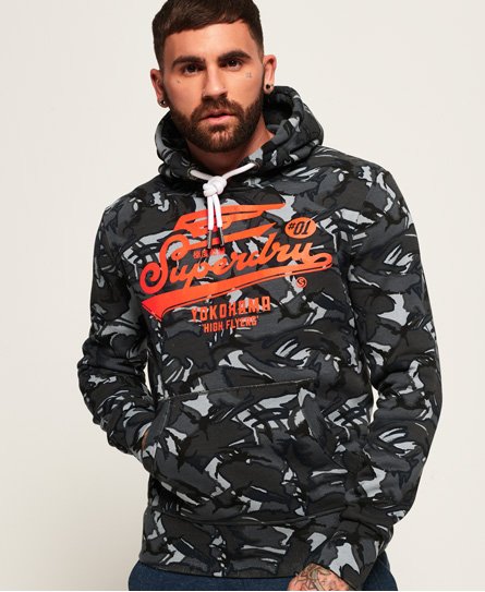 Superdry High Flyers Camo All Over Print Hoodie High Flyers Camo All Over Print Hoodie