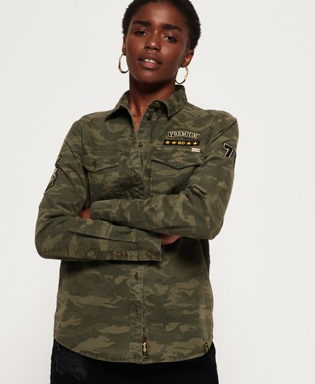 Superdry Reina Twill Military Shirt Reina Twill Military Shirt