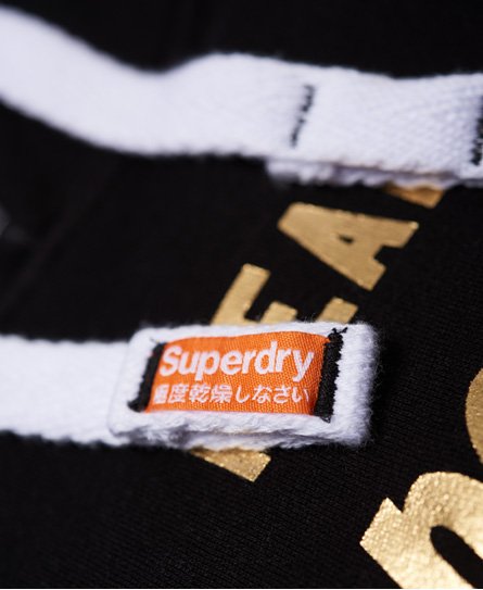 superdry vintage logo metalwork hoodie