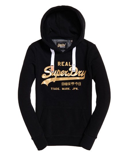 hoodie vintage metalwork logo Vintage Superdry Hoodies  Hoodie Damen Logo  Metalwork