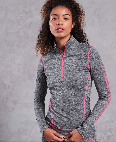 Superdry Performance Reflective Half Zip Top Performance Reflective Half Zip Top