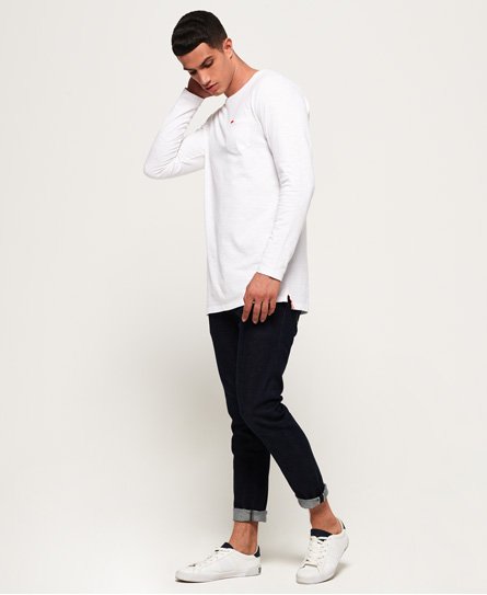 Mens - Dry Originals Longline Top in Optic White