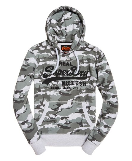 hoodie logo vintage camo Superdry  Hoodie Vintage Hoodies Logo Men's Camo