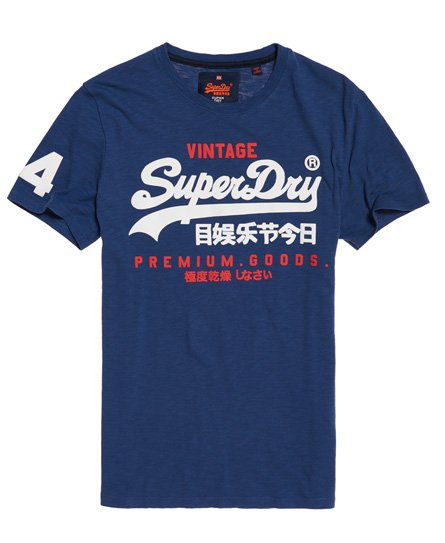 Superdry Men's Textured Graphic Print Premium Goods Short Sleeve T-Shirt NWT
